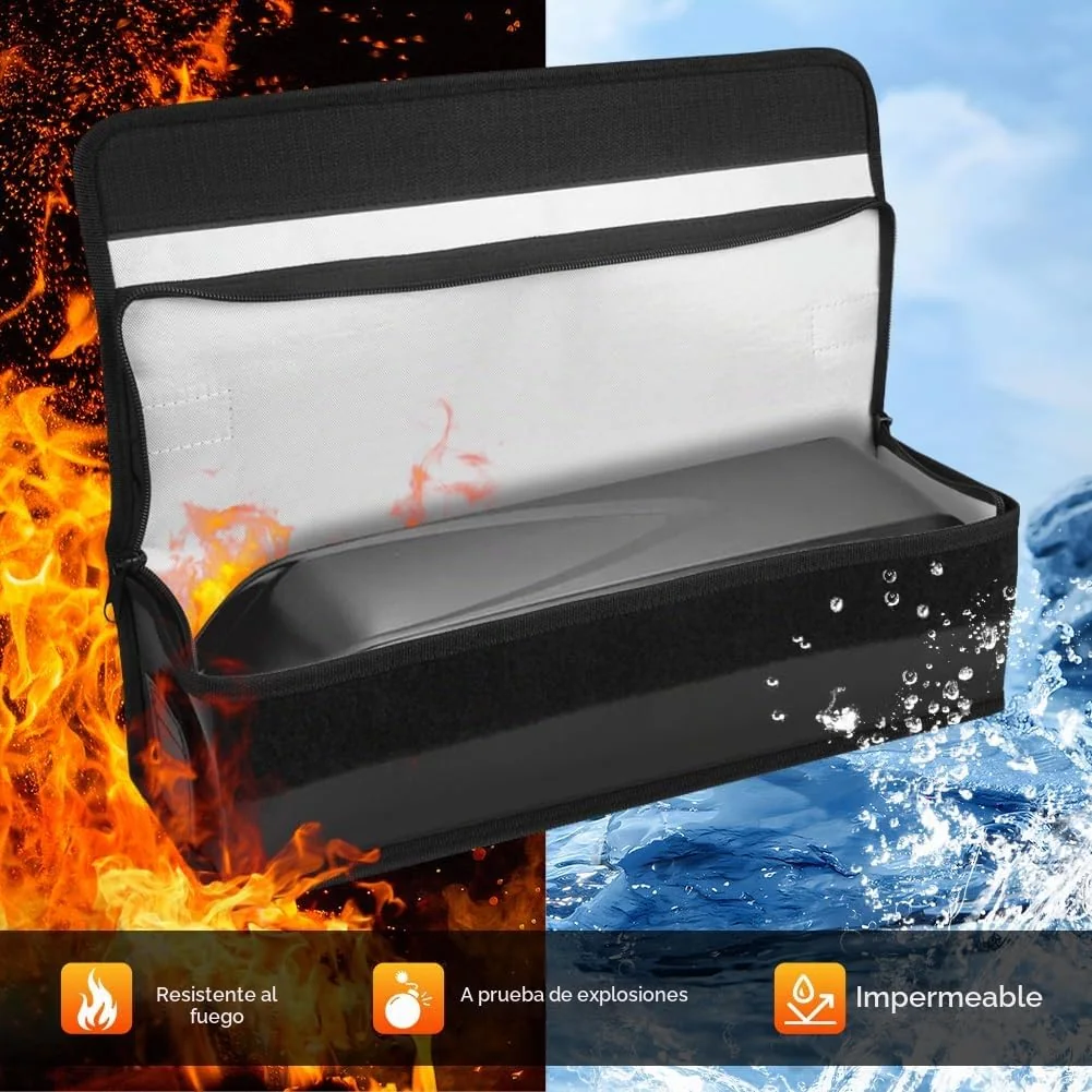 Foto 4 de Adiwo Bolsa Ignífuga para Batería